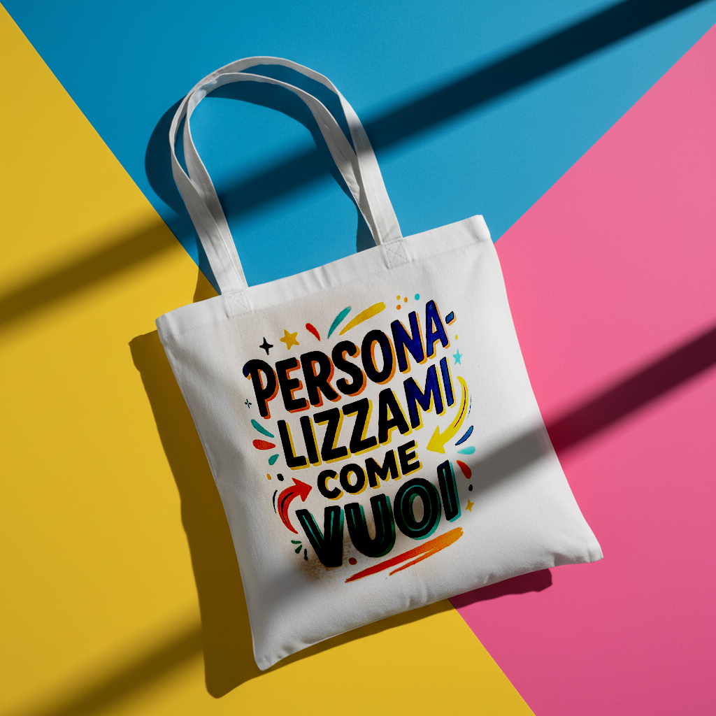 Shopper con Manici Lunghi "PERSONALIZZAMI"