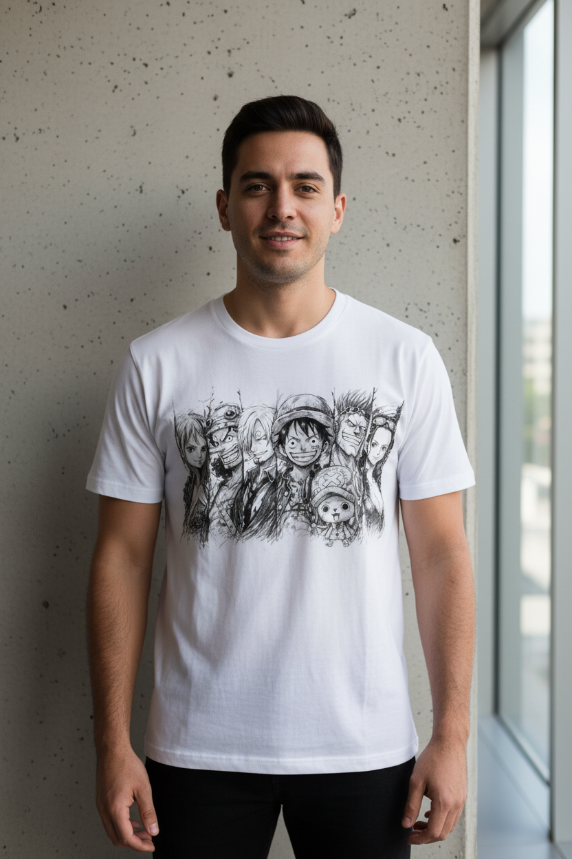Mockup T-shirt Uomo One Piece Ink